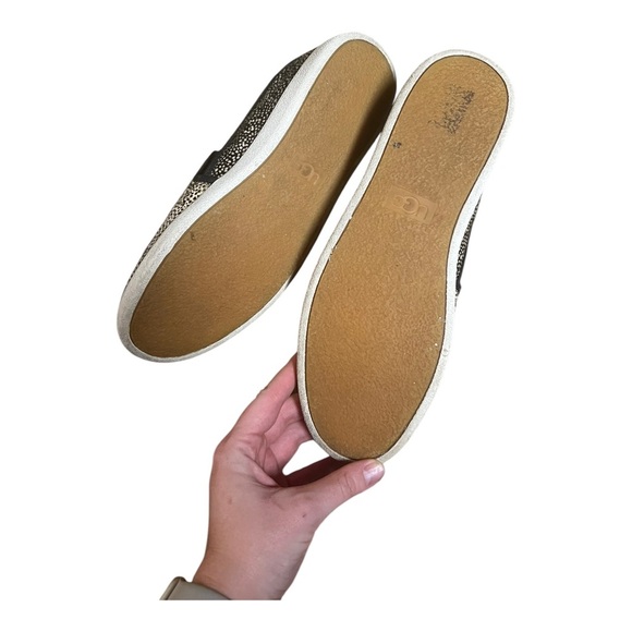 Ugg Cas Exotic Calf Hair Slip On Sneaker 9 Animal Print - Picture 3 of 5